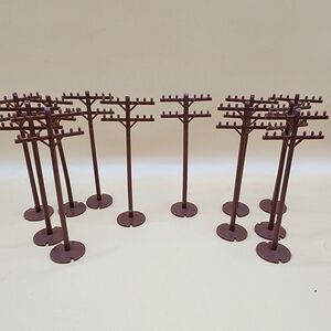 Bachmann HO Scale Train Accessories Lot 12 Telephone Poles 3"